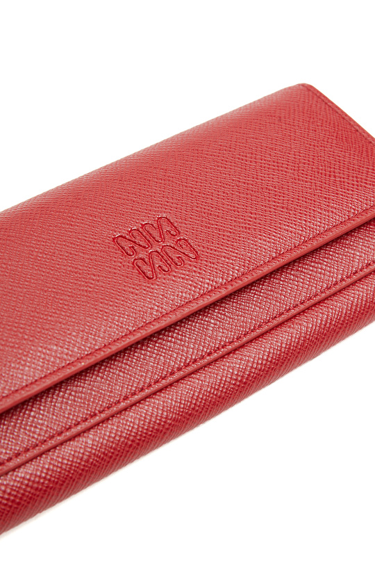 Kırmızı Kadın Suni Deri Cüzdan