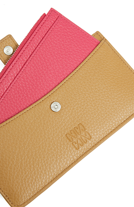 Vizon Kartlık Detaylı Kadın Cüzdan