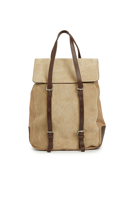 Vizon Erkek Süet Sırt Çantası