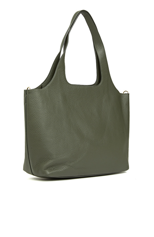 Haki Kadın Deri Çanta