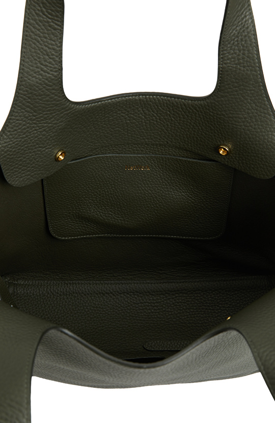 Haki Kadın Deri Çanta