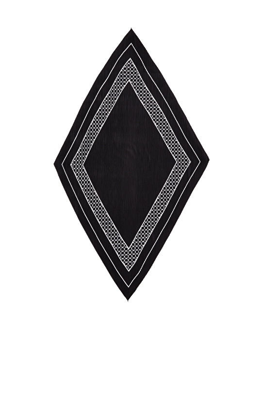 Renkli Pliseli Kadın Fular