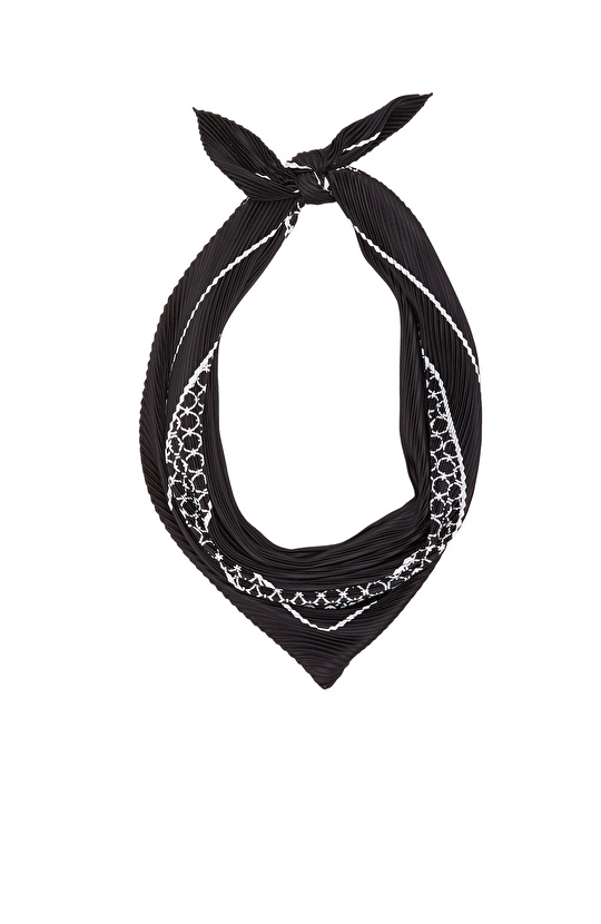 Renkli Pliseli Kadın Fular