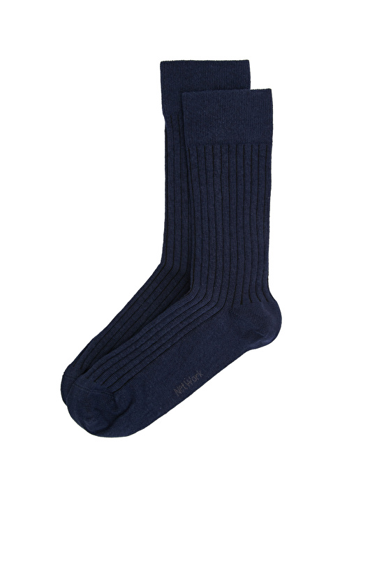 Lacivert Erkek Pamuk Çorap