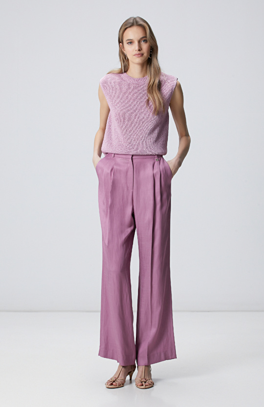 Menekşe Kolsuz Triko