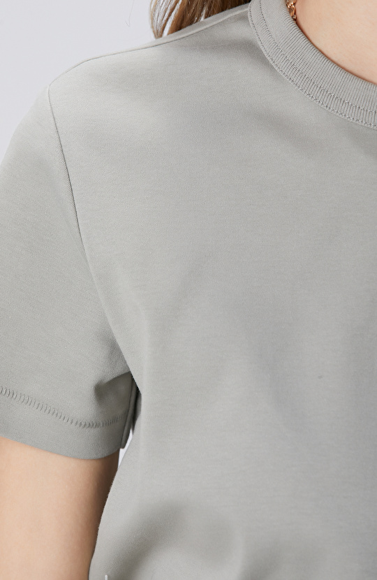 Açık Haki Basic T-shirt