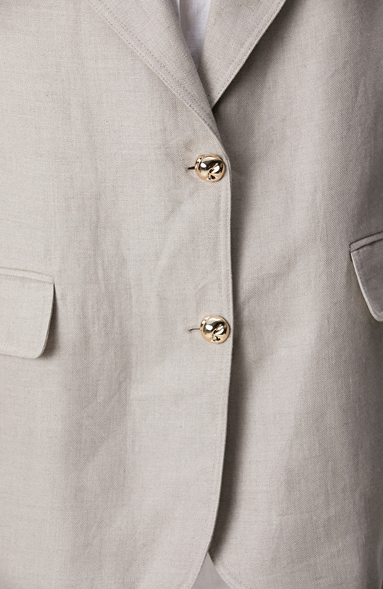 Beige Melange Jacket