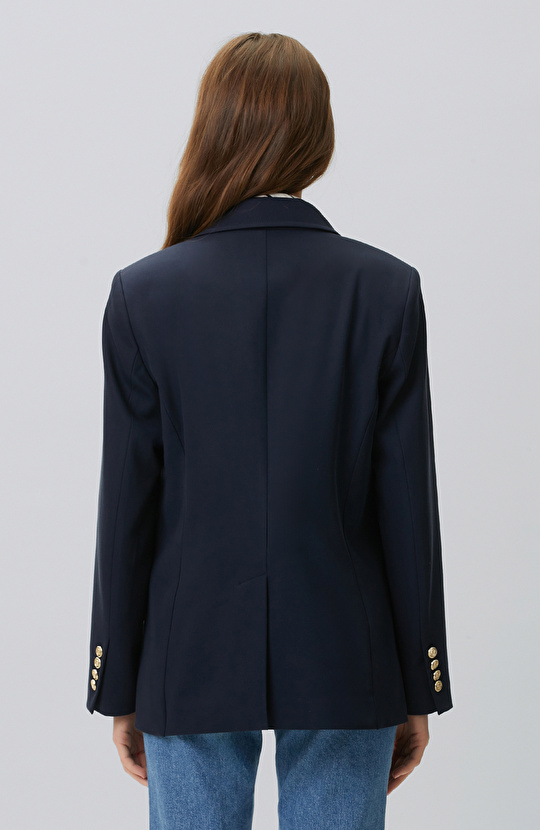 Navy Blue Blazer Jacket