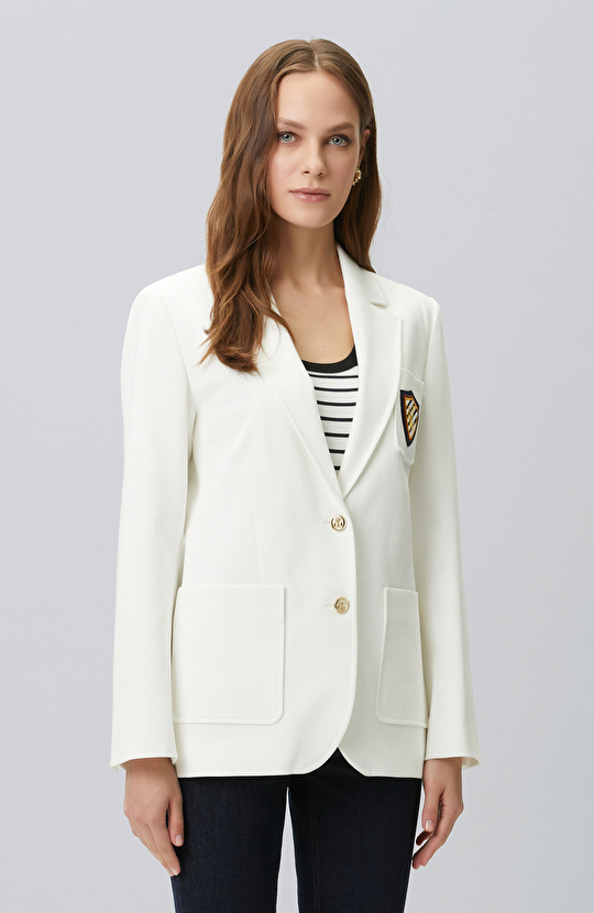 White Blazer Jacket