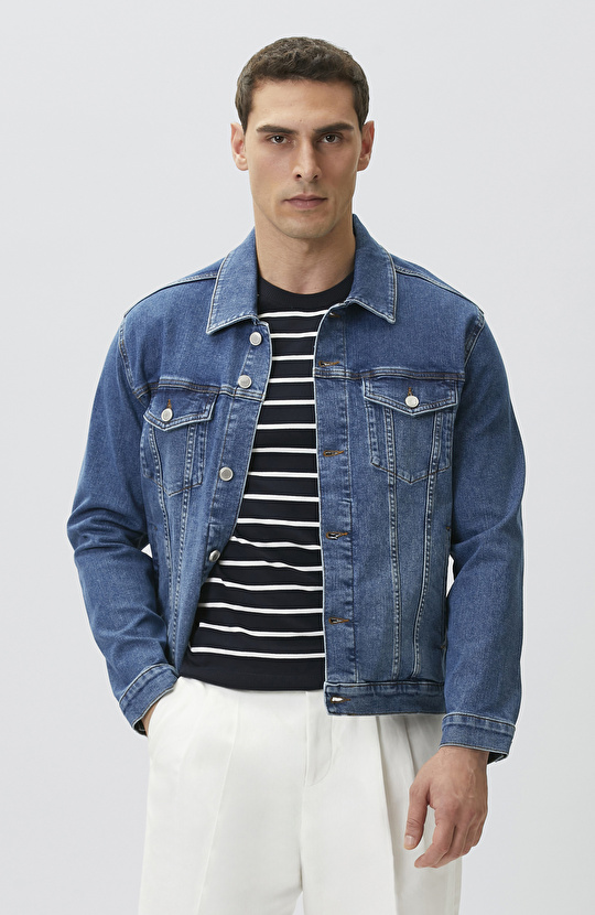 Lacivert Denim Mont