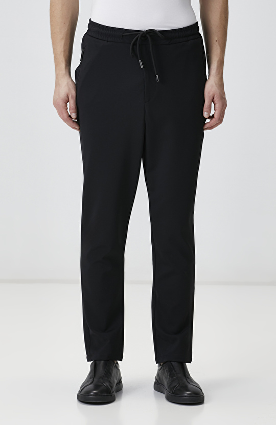 N-Tech Siyah Diyagonal Eşofman Altı