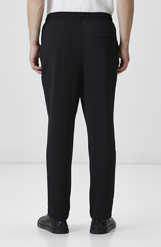 N-Tech Siyah Diyagonal Eşofman Altı