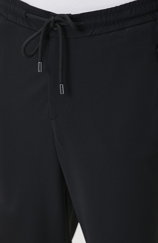 N-Tech Siyah Diyagonal Eşofman Altı