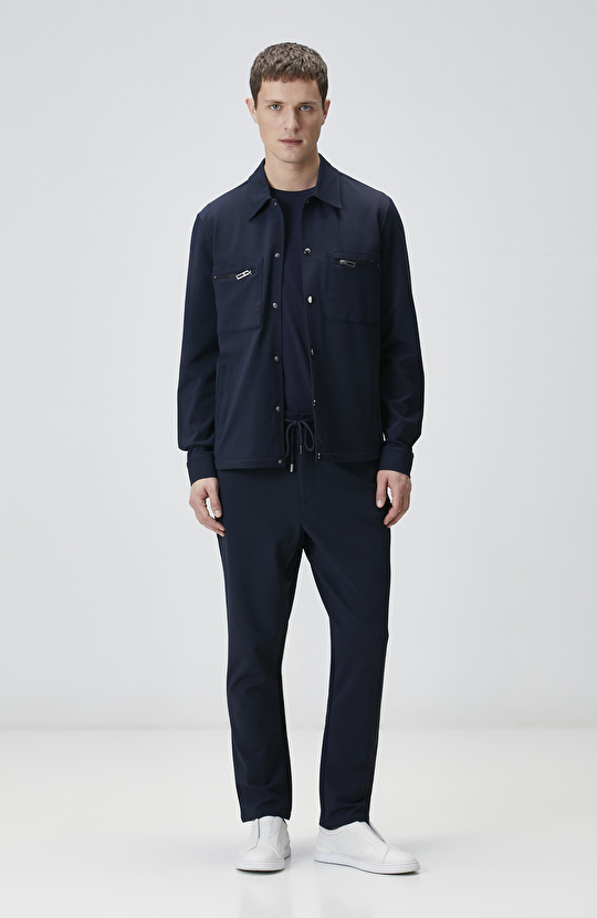 N-Tech Lacivert Diyagonal Eşofman Altı