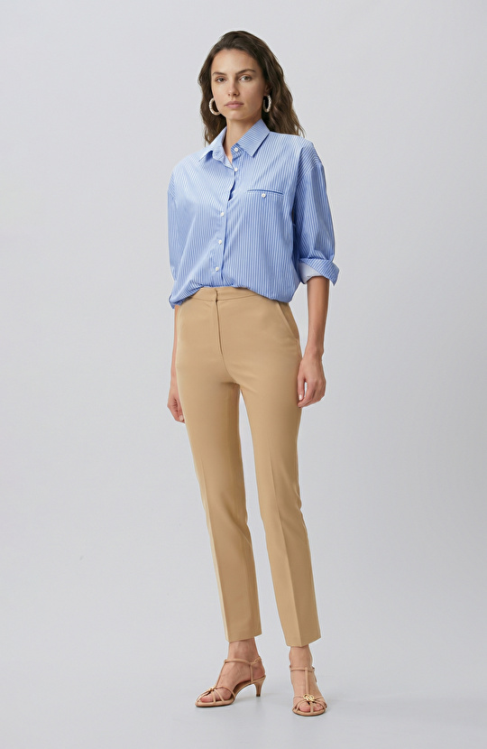 Beige Brit Trousers