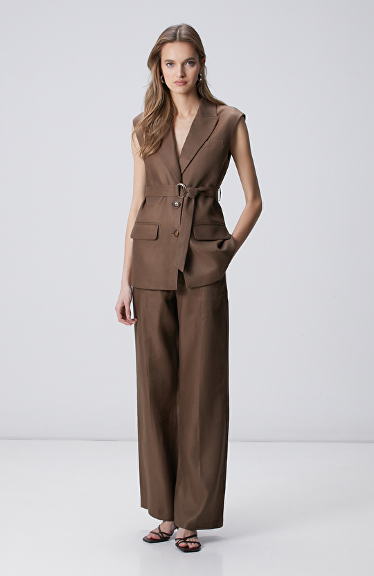 Vizon Keten Pantolon