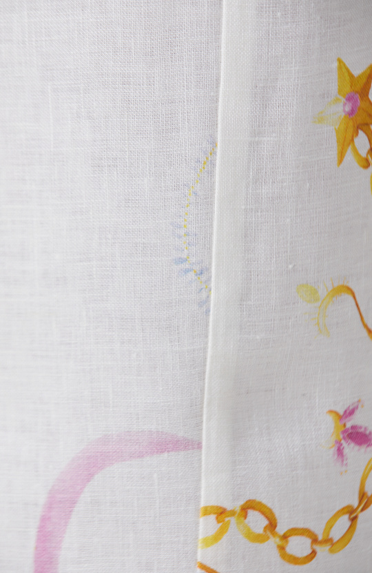 Kırık Beyaz Keten Pantolon