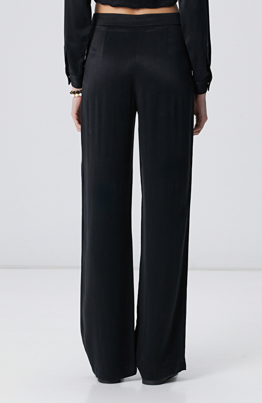 Black Cupro Pants