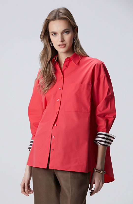 Nar Çiçeği Gömlek