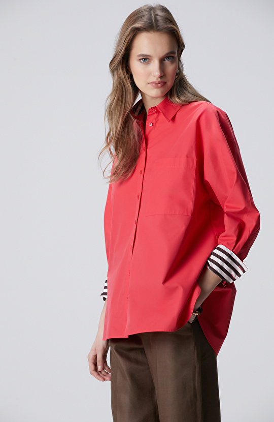 Nar Çiçeği Gömlek