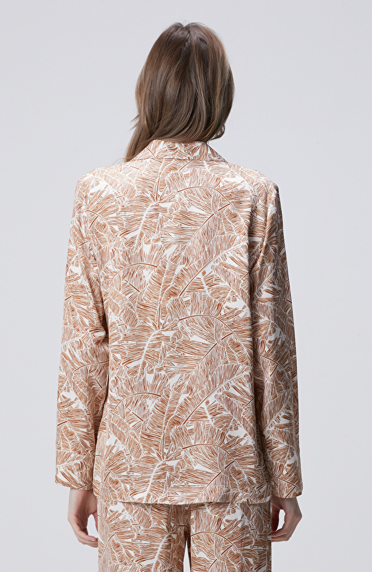 Tarçın Desenli Gömlek