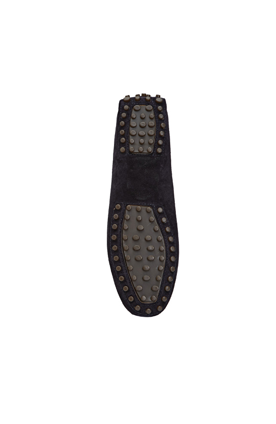 Lacivert Günlük Rahat Kadın Deri Loafer