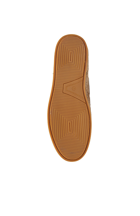 Tütün Saraç Detaylı Erkek Süet Loafer