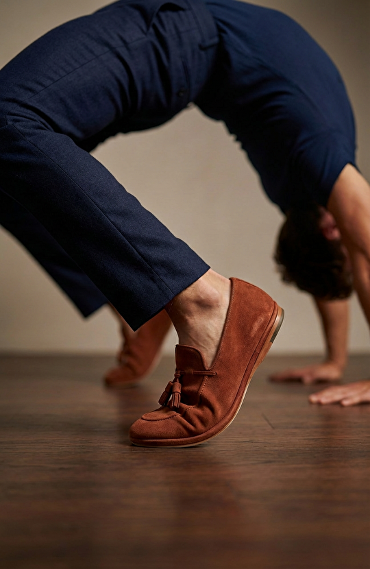 Tütün Günlük Rahat Erkek Deri Loafer