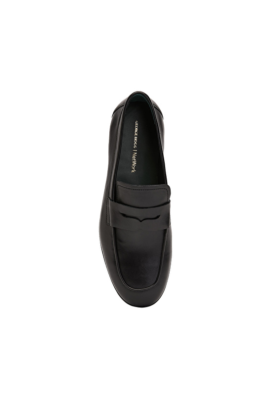Siyah Erkek Deri Klasik Loafer