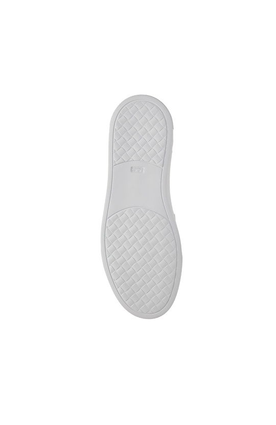 Beyaz Erkek Günlük Rahat Deri Sneaker