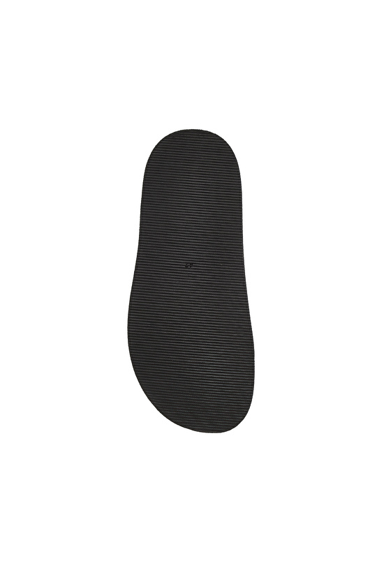 Siyah Günlük Rahat Deri Terlik