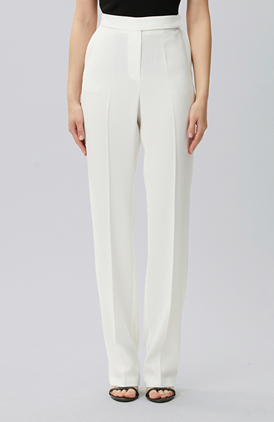 Kırık Beyaz Abiye Pantolon