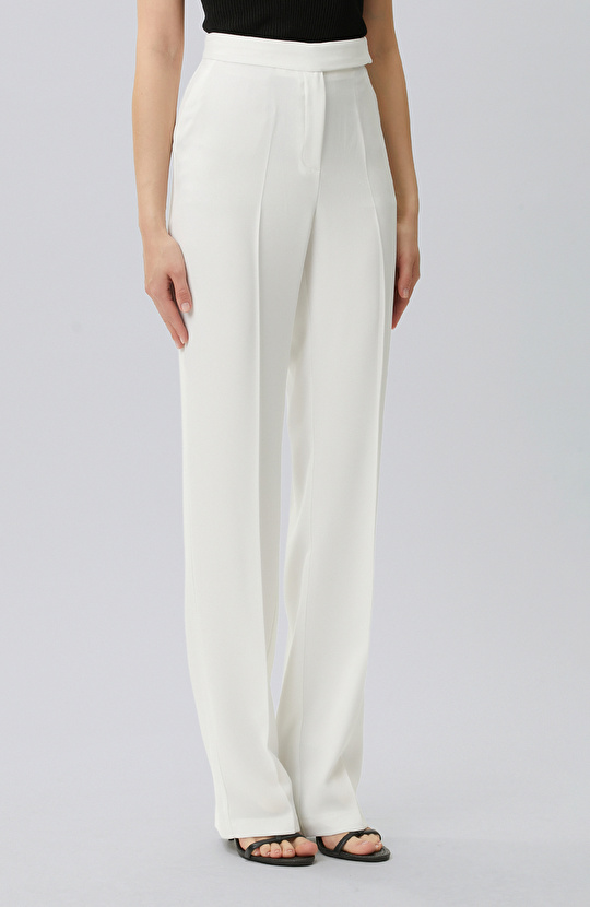 Kırık Beyaz Abiye Pantolon