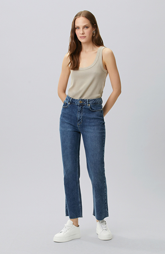 Mink Stone Printed Ribli T-shirt