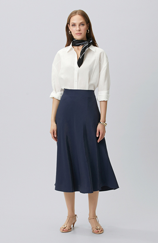 Navy Blue Skirt