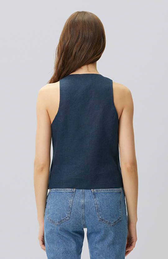 Navy Blue Vest