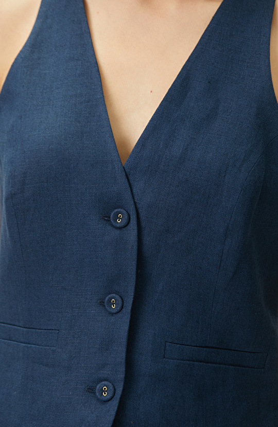 Navy Blue Vest