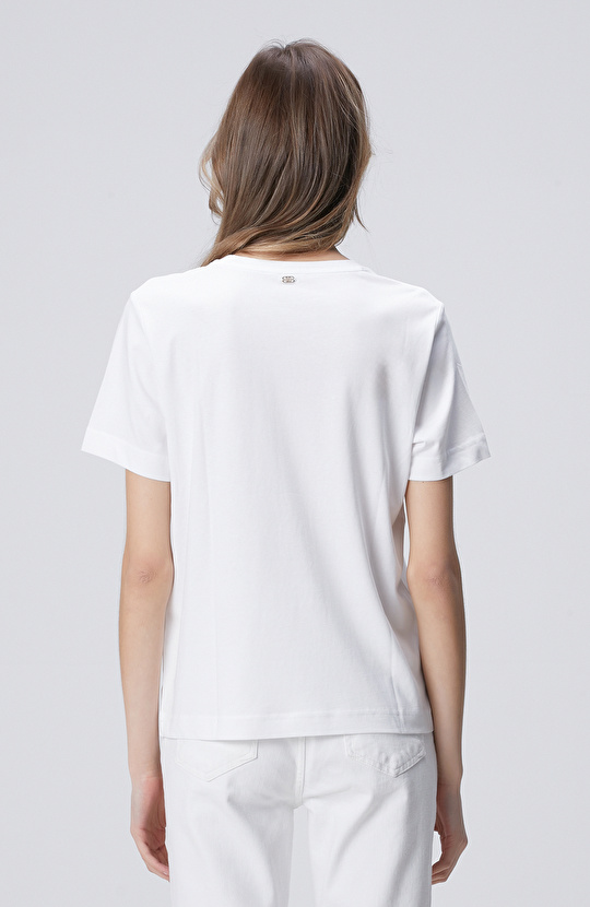 Beyaz Basic T-shirt