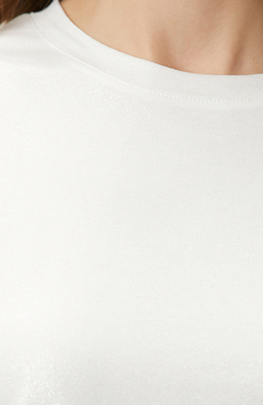 Off White Foil Printed T-shirt