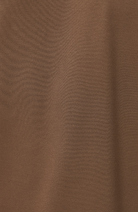 Kahverengi Pike Desen Basic T-shirt