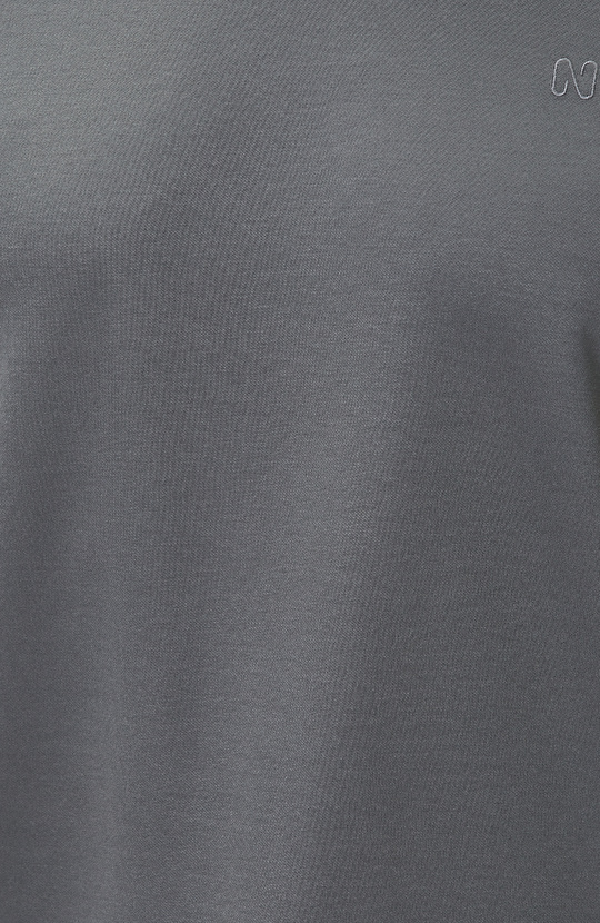Antrasit Pike Desen Basic T-shirt
