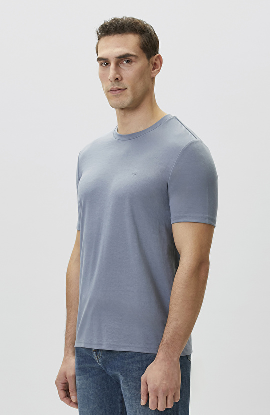 Mavi Pike Desen Basic T-shirt