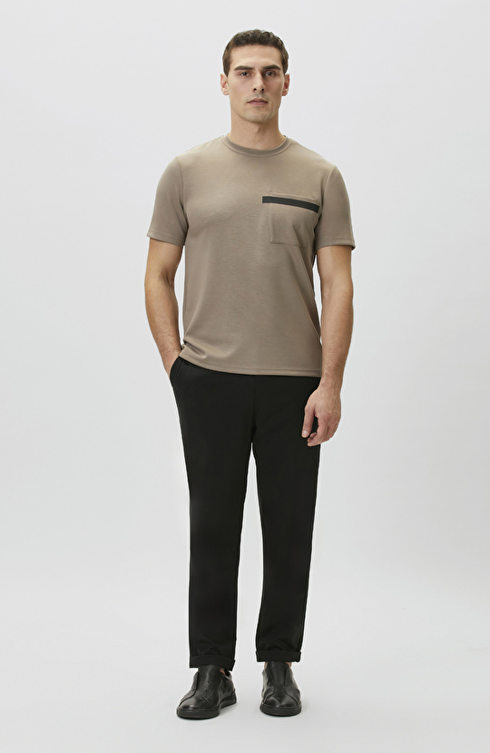 Vizon Baskı Detaylı T-shirt