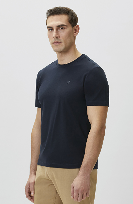 Lacivert Basic T-shirt