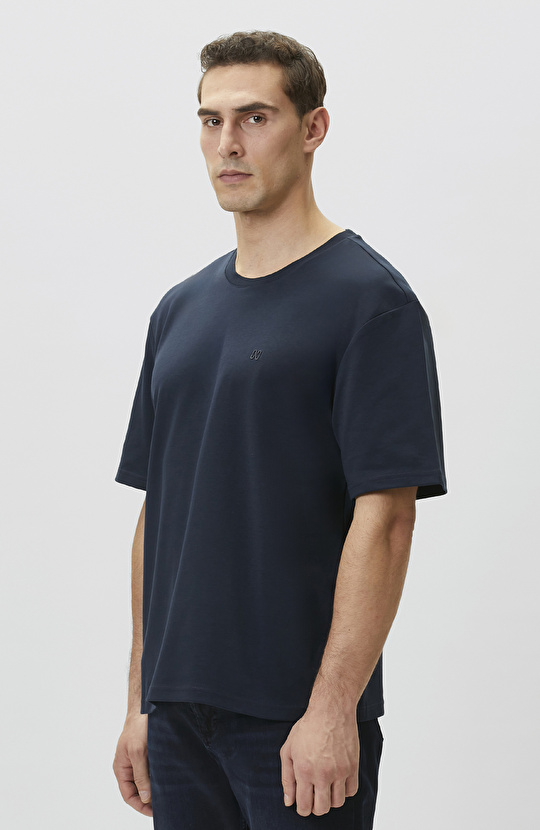 Lacivert Comfort Fit T-shirt