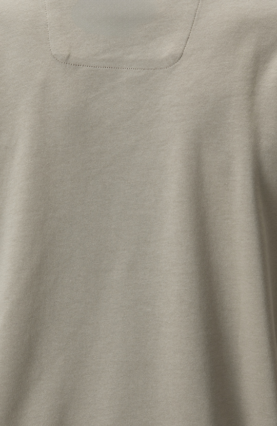 Comfort Fit Açık Haki Bisiklet Yaka T-shirt