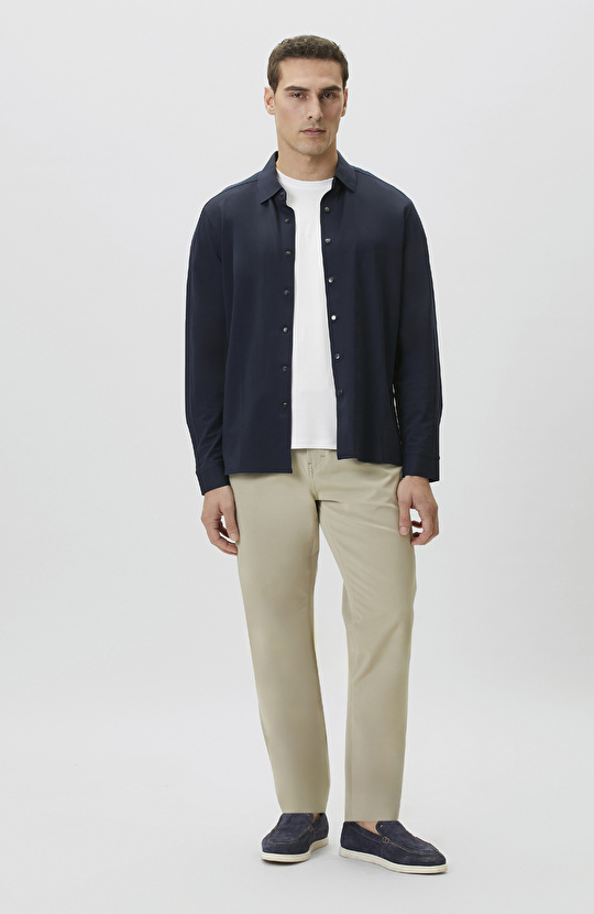 Beyaz Basic Modal T-shirt