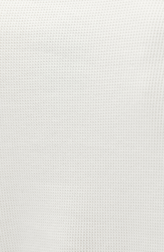 Slim Fit White Polo Neck Waffle T-shirt