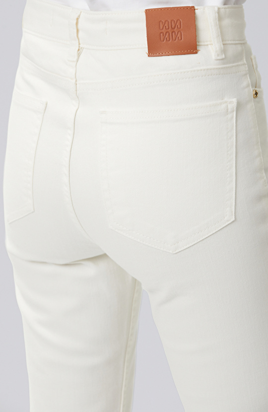 Naturel Flare Denim Pantolon