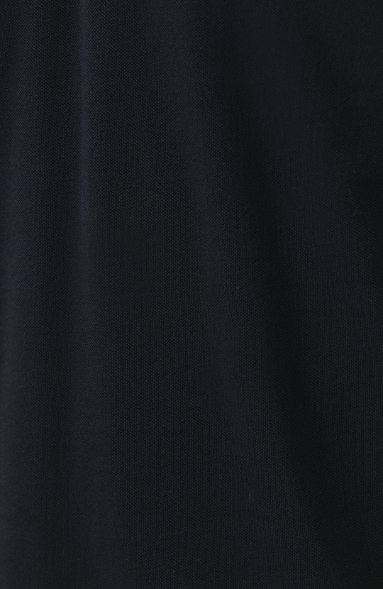 Navy Blue Polo Collar Plush Colorful T-shirt